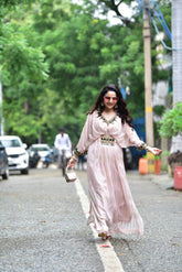 Blush pink kaftan